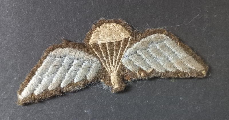 A very attractive - early variation with split feather - typical British made parachute qualification wing