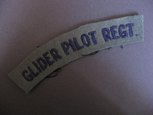 Nicely scrace early wartime Glider Pilot Regiment shoulder title