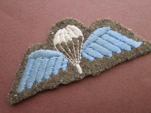 A nice issued and mid war period standard British parachute qualification wing 
