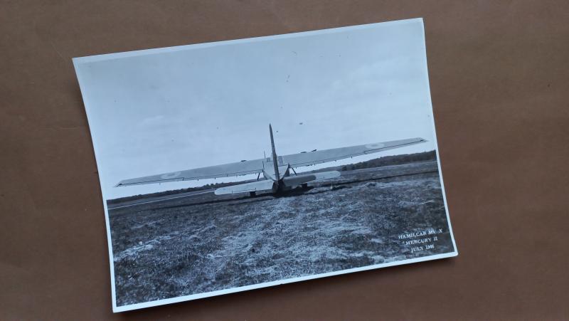 A official 1946 dated Ministry of Supply press released photograph of a Hamilcar Mk.X glider