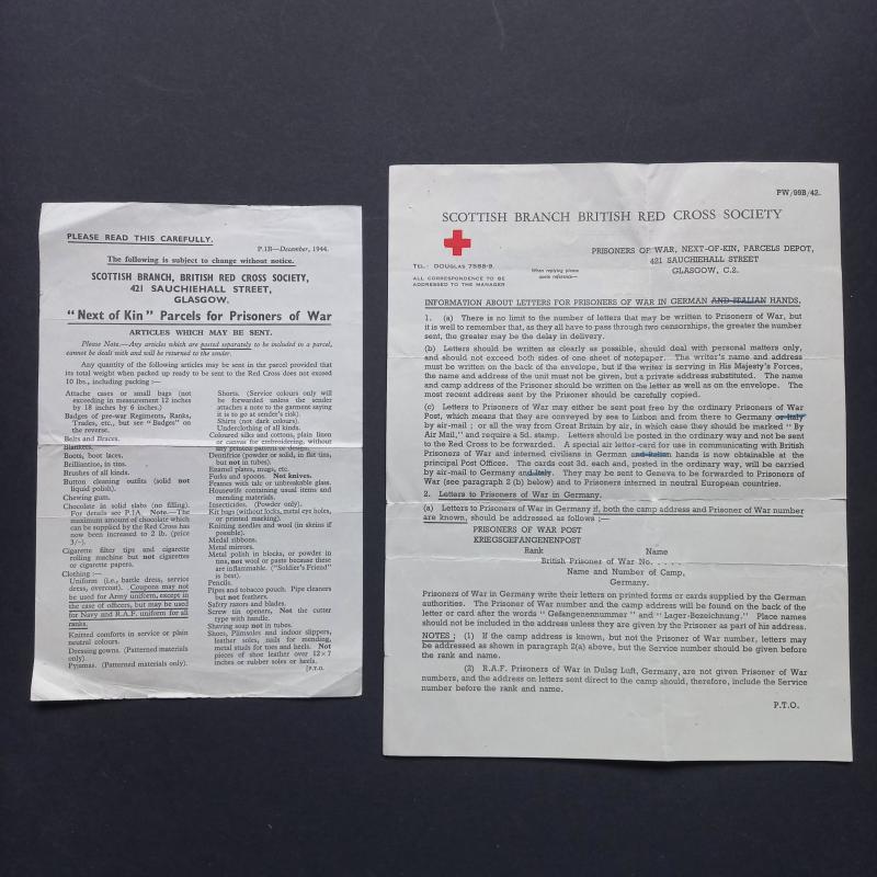 A interesting - and not seen before - superb grouping of personal effacts (paper items and badges) to Lance Coporal Clarke Albert Lancaster, B.Company, 156th Parachute Battalion