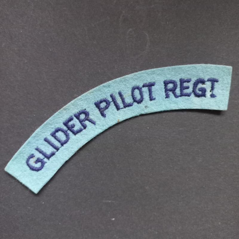 A superb example of a embroided un-issued Glider Pilot Regiment shoulder title