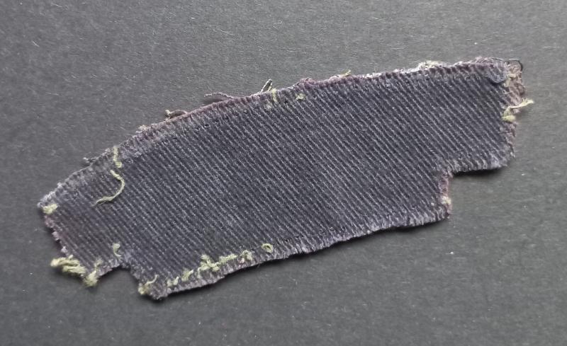 A very attractive - British made Calico printers - Canadian Seaforth Highlanders printed shoulder title