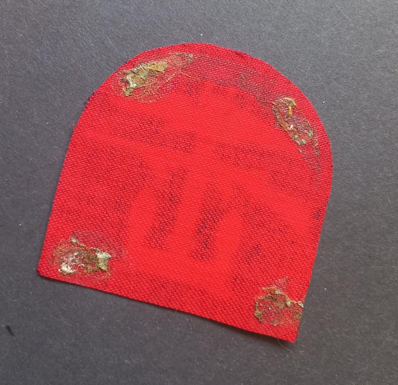A perfect right facing (regrettably single) printed Combined Operation formation badge